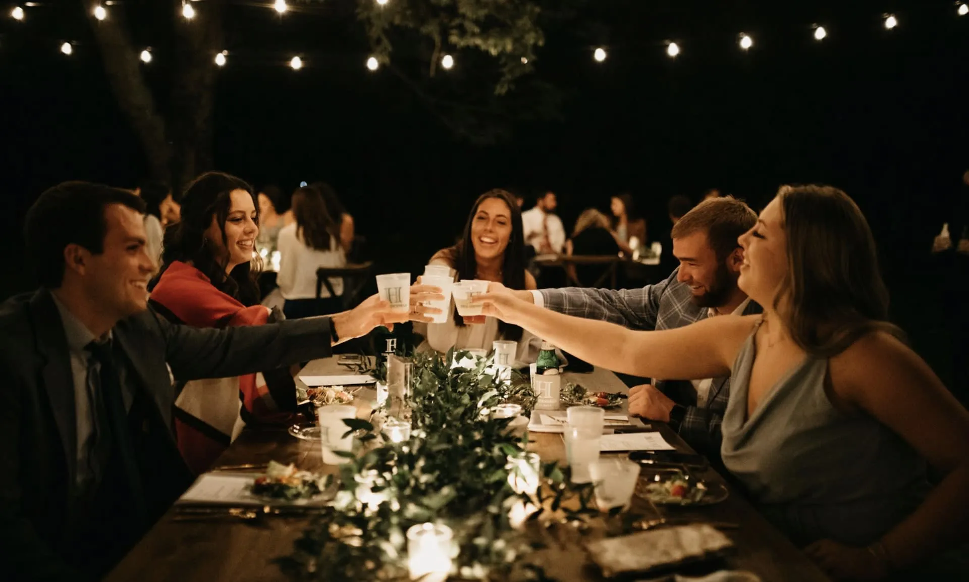 Reception dining at Spring Haven Mansion