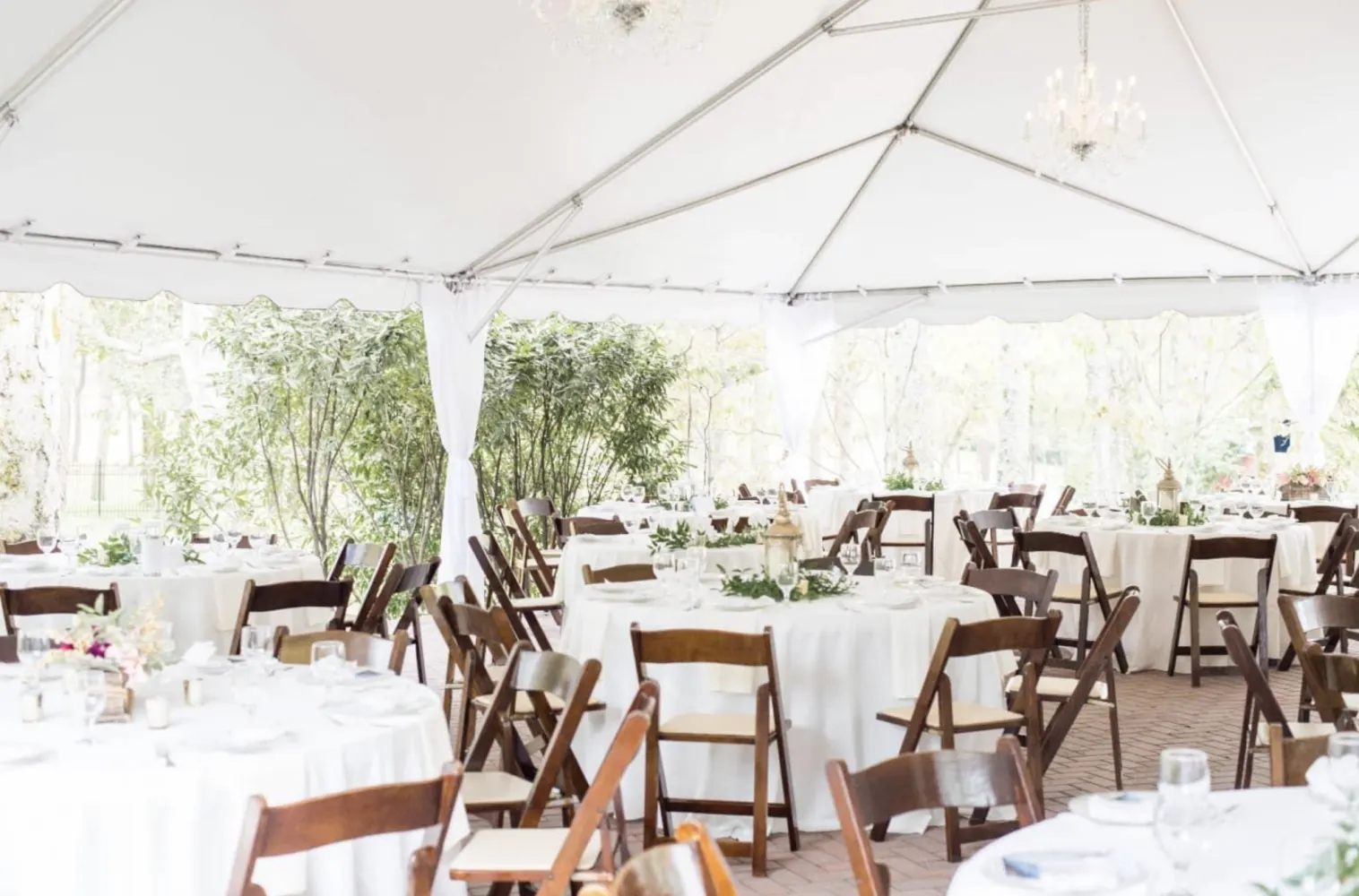 Spring Haven Mansion reception tent